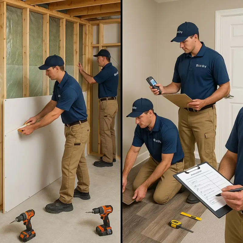 Repairs and Reconstruction process in Level Green, PA
